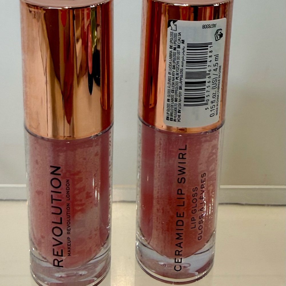 Revolution Ceramide Lip Swirl Gloss - Soft Pink